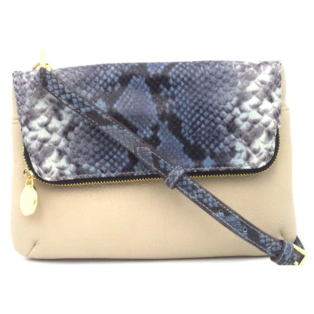 G.I.L.I. Leather 2-in-1 Crossbody Cloud Snake